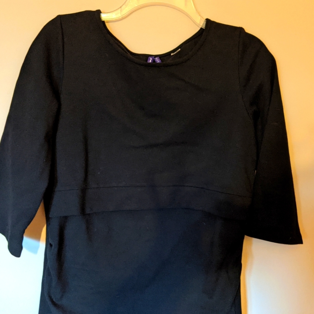 Convertible maternity & nursing dress